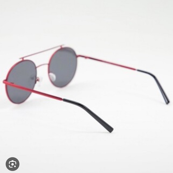 A.J. Morgan Ray Gun Round Lens Sunglasses Red - Picture 2 of 11
